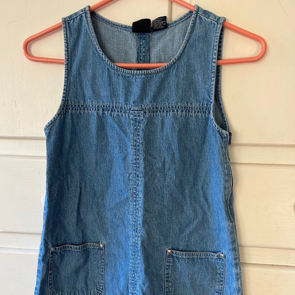 Girl's Gap Blue Denim Jumper Size Medium